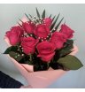 Букет из розовых роз «Влюблённость»