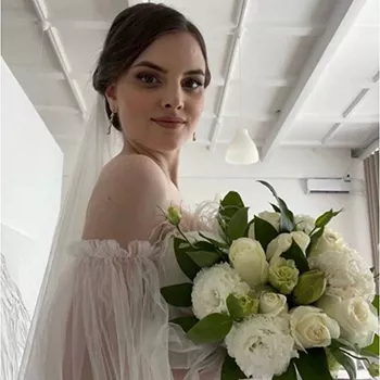 фото получателя букета