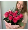 Букет из розовых роз &laquo;Влюблённость&raquo;