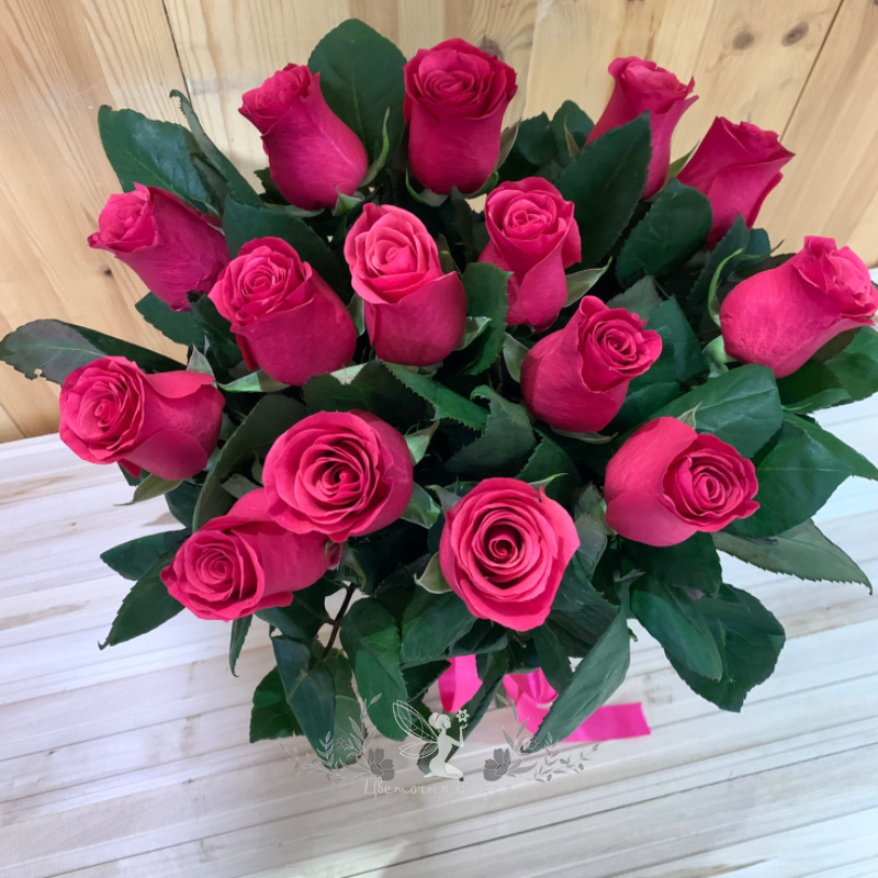 Букет роз «Розовое счастье» 1