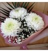Букет хризантем «Хрустальная ваза» 1