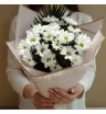 Букет хризантем &laquo;Ромашковое утро&raquo;