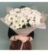 Букет из кустовой хризантемы «Чистая лазурь„ 1