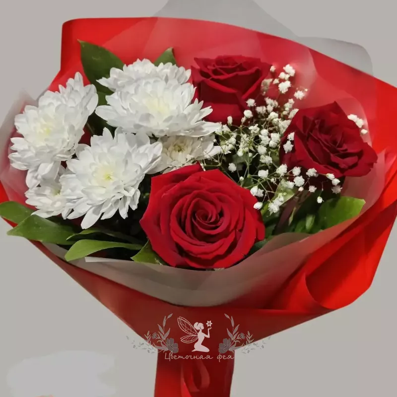 Сборный букет &laquo;Сердце любви&raquo;