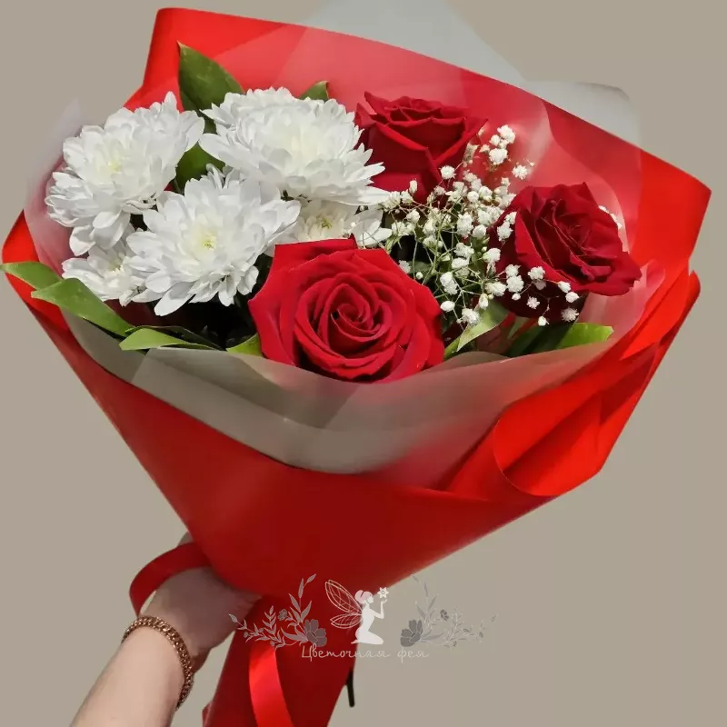 Сборный букет &laquo;Сердце любви&raquo; 1