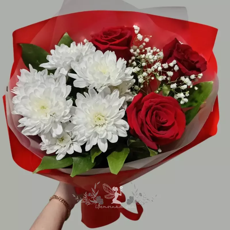 Сборный букет &laquo;Сердце любви&raquo; 2