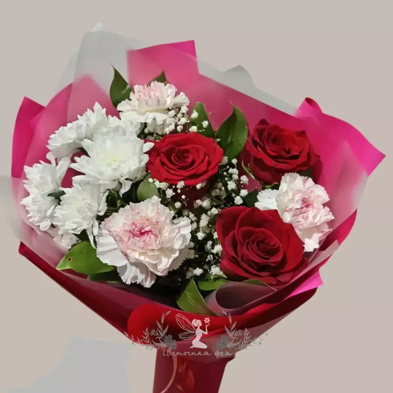 Сборный букет &laquo;Мелодия сердца&raquo; 1