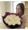 Букет из белых роз &laquo;Белый ангел&raquo; 1