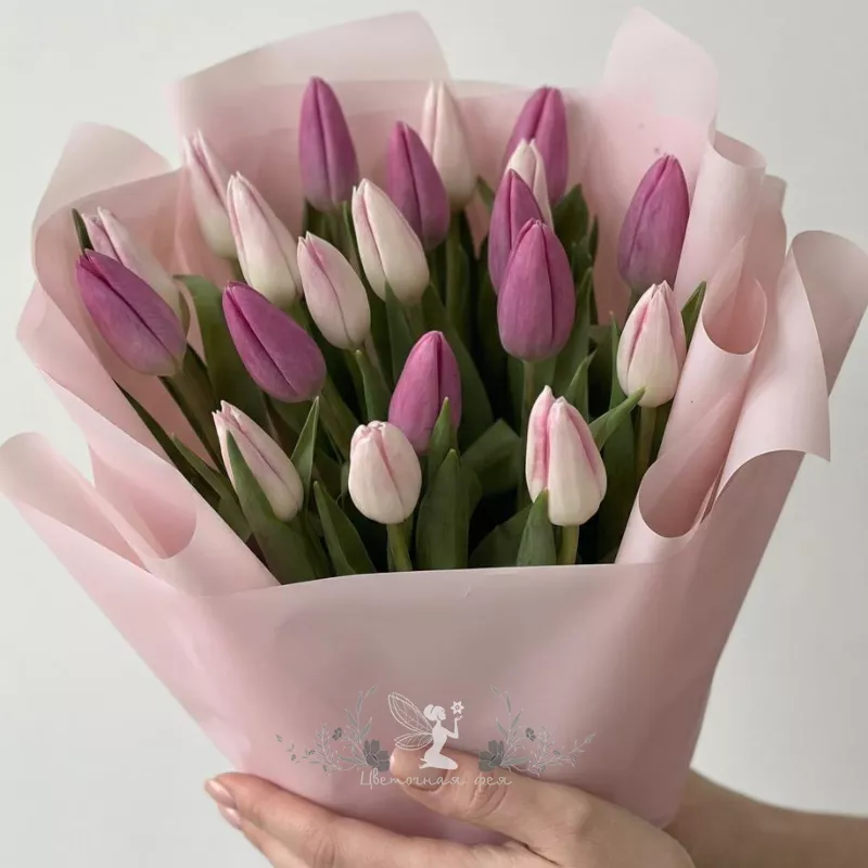 Букет тюльпанов &laquo;Весенняя нежность&raquo; 1