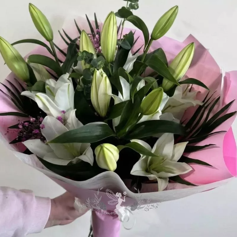 Букет лилий &laquo;Чмок&raquo; 
