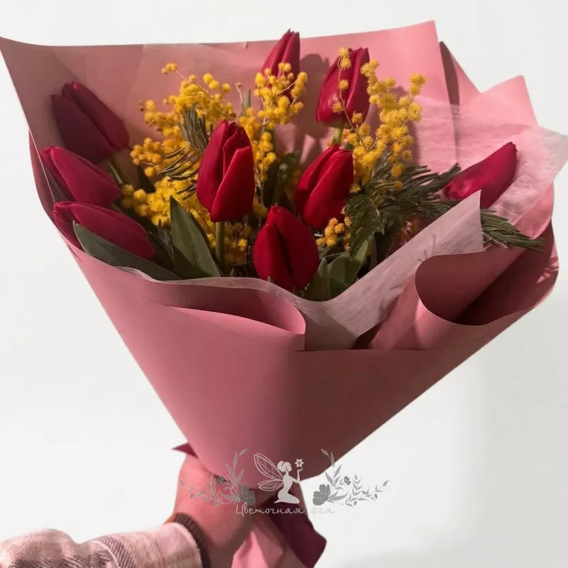 Букет тюльпанов &laquo;Джаз Мини&raquo; 